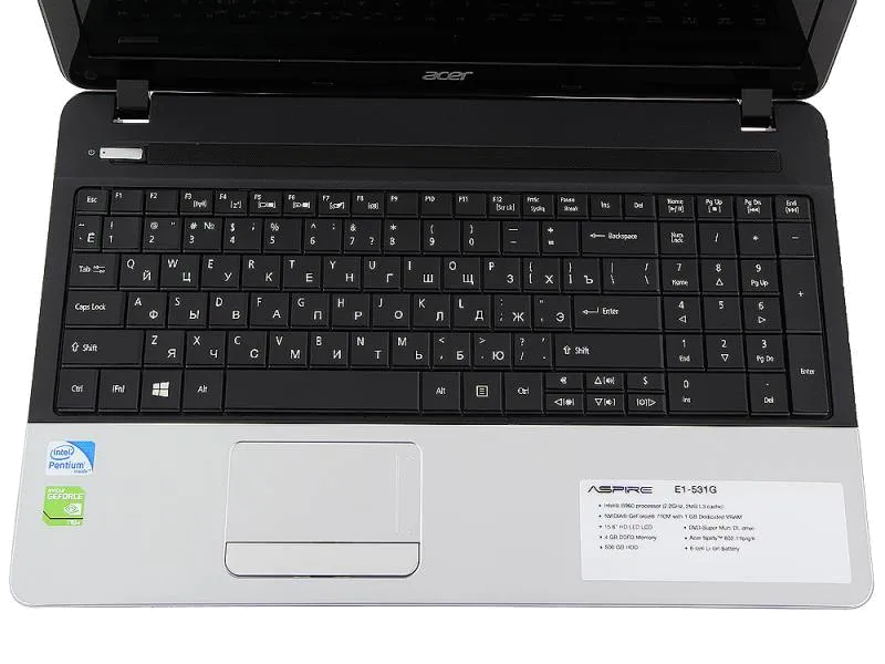 Замена SSD Acer Aspire E1-531