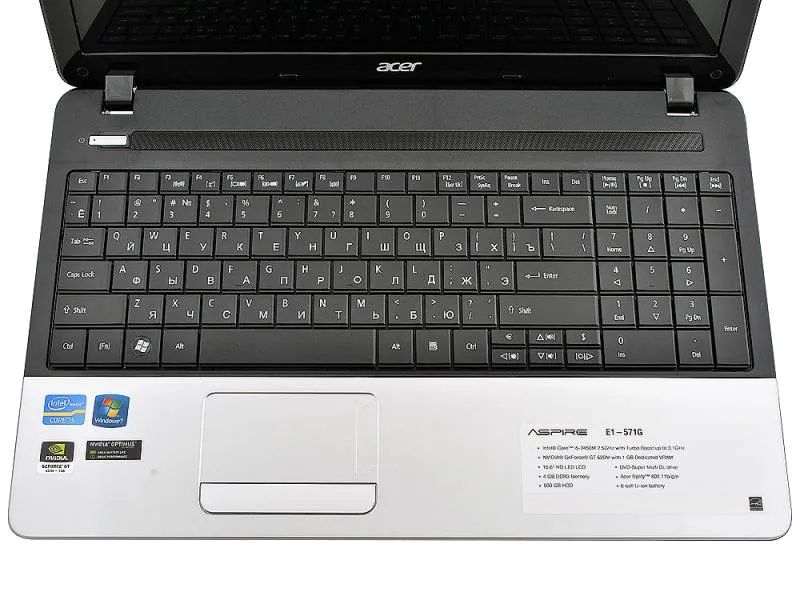 Замена SSD Acer Aspire E1-571G